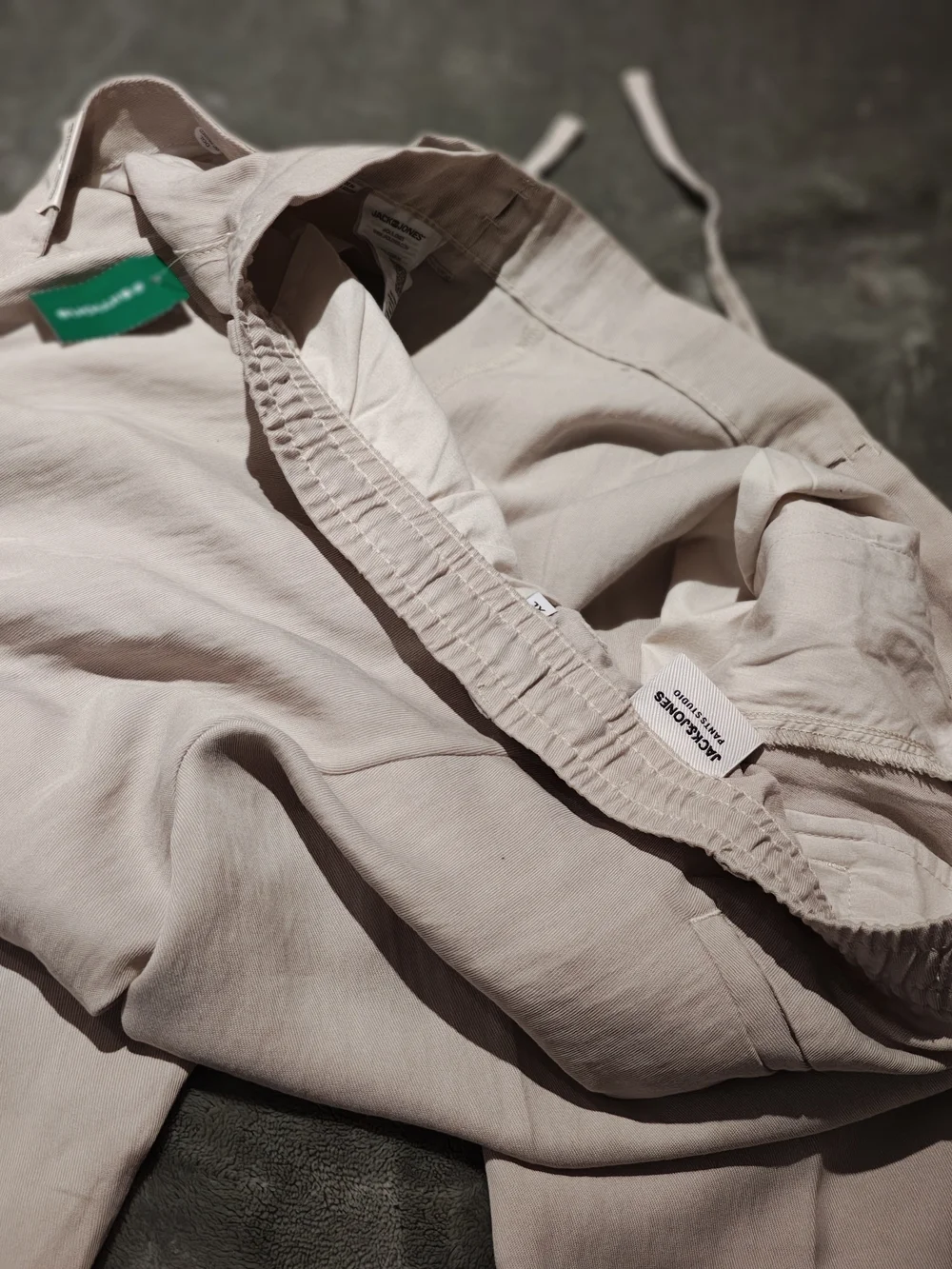 Jack & Jones Beige Straight-Leg Chinos XL